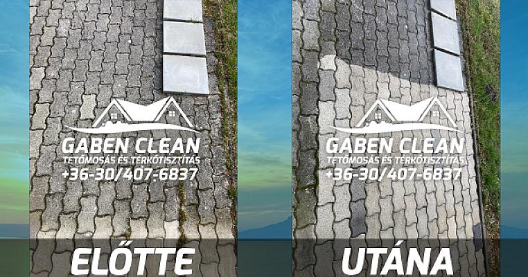Térkőtisztítás